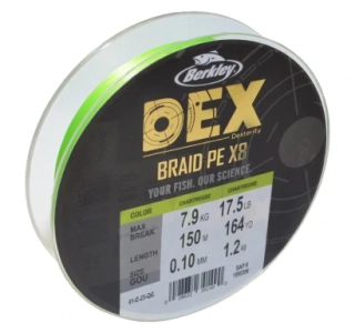 Berkley Šňůra DEX Braid X8 Chartreuse